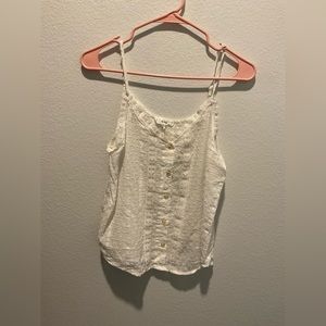 Thin white camisole